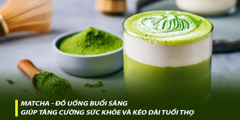 Matcha - Đồ uống buổi sáng giúp tăng cường sức khỏe và tuổi thọ –  1phut30giay